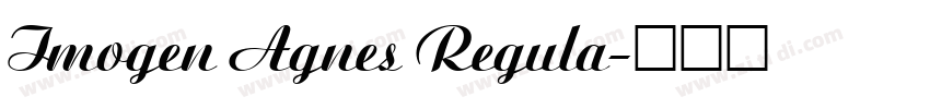 Imogen Agnes Regula字体转换